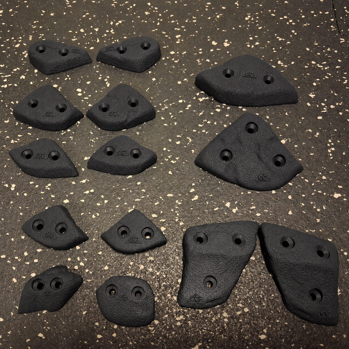 Small Rockies Footholds & Mini Crimps - Screw on climbing holds - set of 14 - Starting at $40 CAD