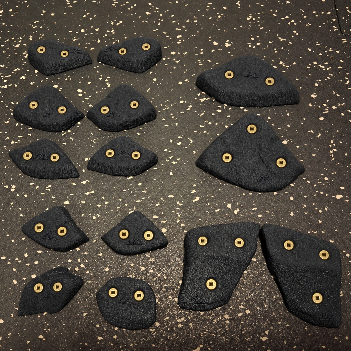 Small Rockies Footholds & Mini Crimps - Screw on climbing holds - set of 14 - Starting at $40 CAD