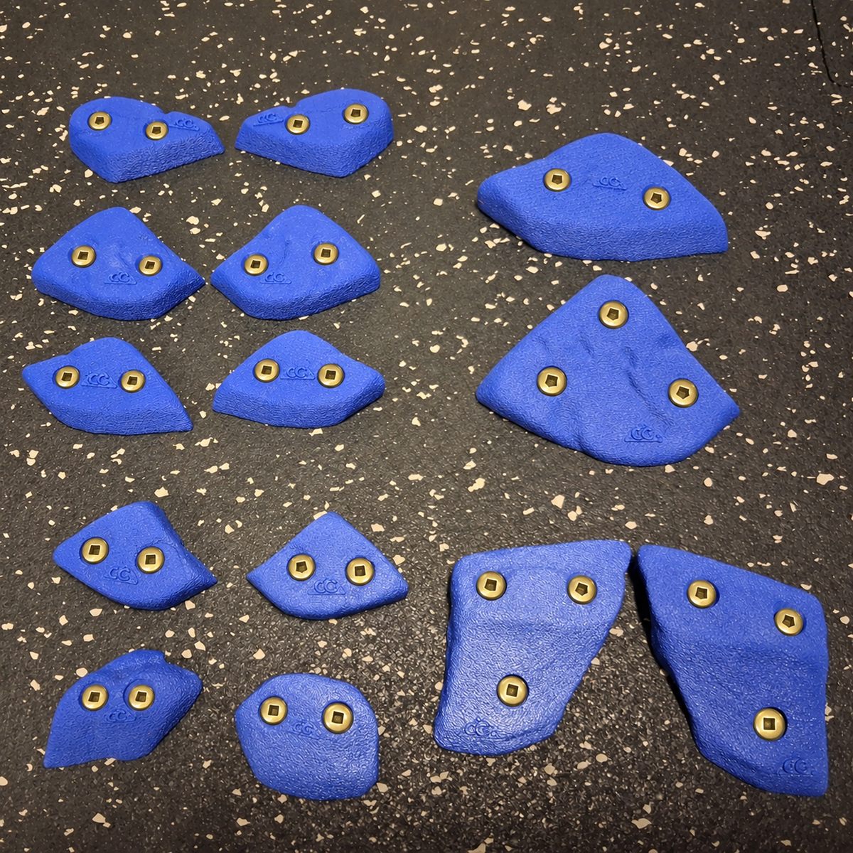 Small Rockies Footholds & Mini Crimps - Screw on climbing holds - set of 14 - Starting at $40 CAD