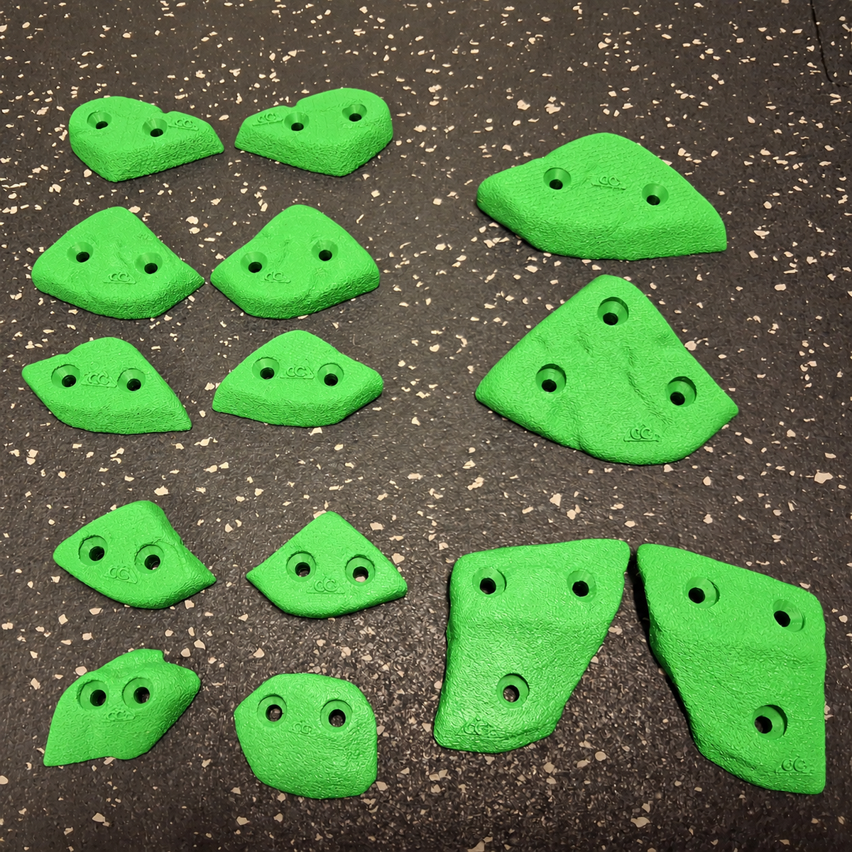 Small Rockies Footholds & Mini Crimps - Screw on climbing holds - set of 14 - Starting at $40 CAD