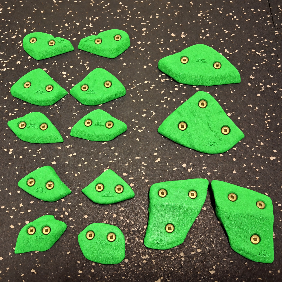 Small Rockies Footholds & Mini Crimps - Screw on climbing holds - set of 14 - Starting at $40 CAD