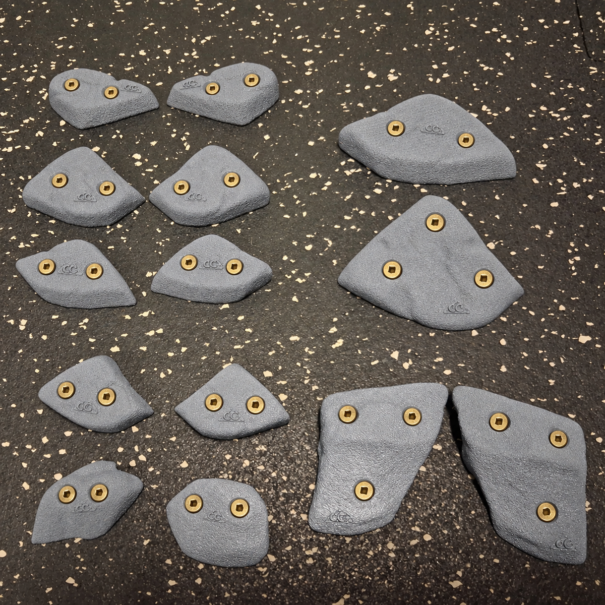 Small Rockies Footholds & Mini Crimps - Screw on climbing holds - set of 14 - Starting at $40 CAD