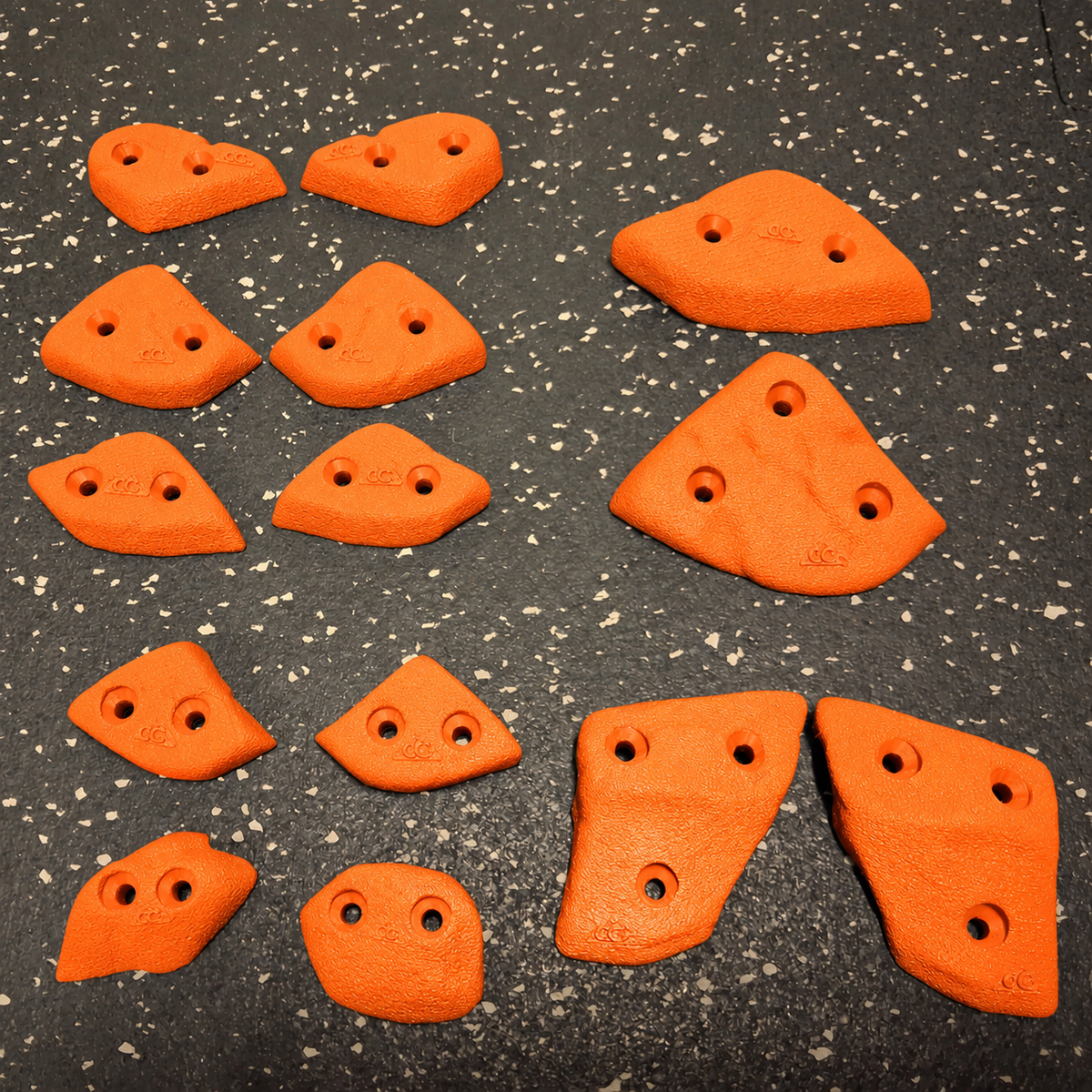 Small Rockies Footholds & Mini Crimps - Screw on climbing holds - set of 14 - Starting at $40 CAD