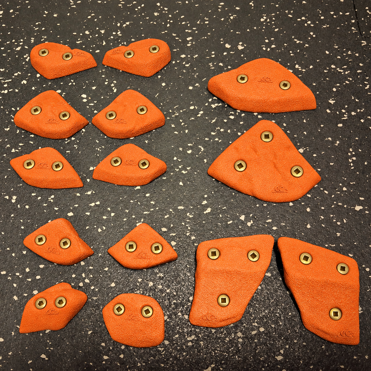 Small Rockies Footholds & Mini Crimps - Screw on climbing holds - set of 14 - Starting at $40 CAD