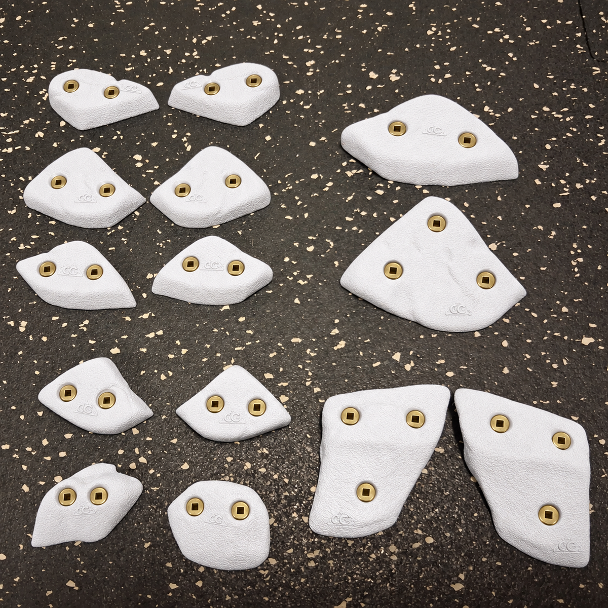 Small Rockies Footholds & Mini Crimps - Screw on climbing holds - set of 14 - Starting at $40 CAD