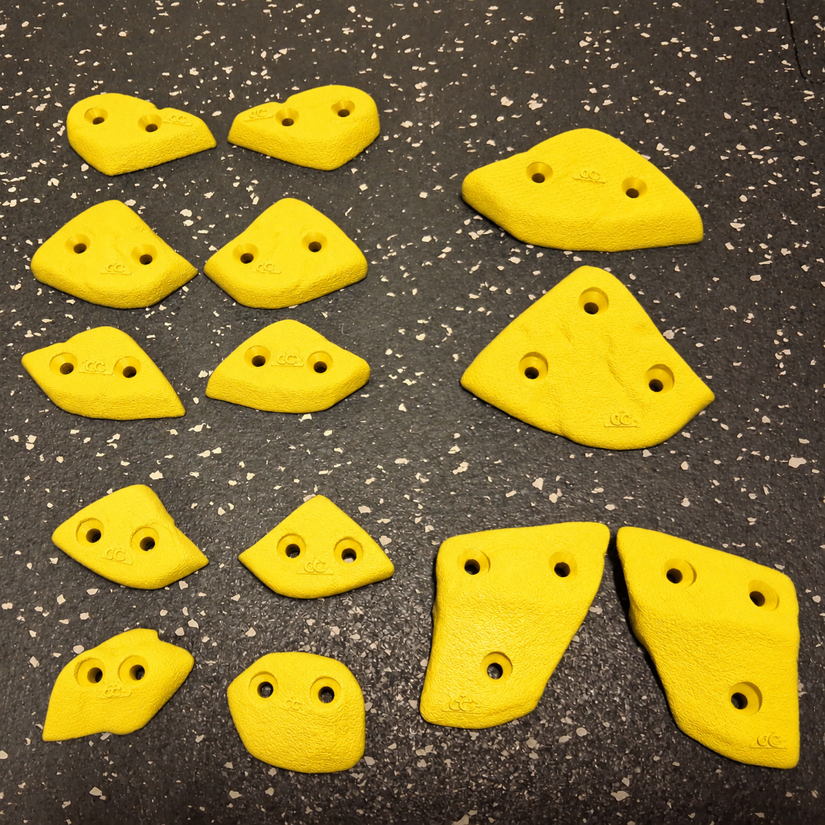 Small Rockies Footholds & Mini Crimps - Screw on climbing holds - set of 14 - Starting at $40 CAD