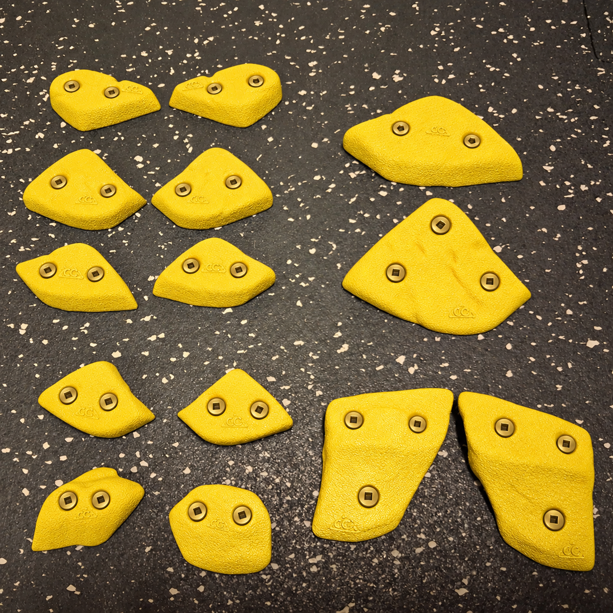 Small Rockies Footholds & Mini Crimps - Screw on climbing holds - set of 14 - Starting at $40 CAD